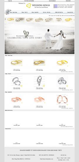 Mẫu website trang sức 10394