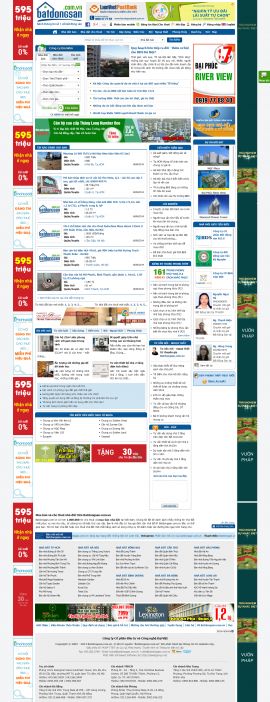 Mẫu website bất động sản 1021