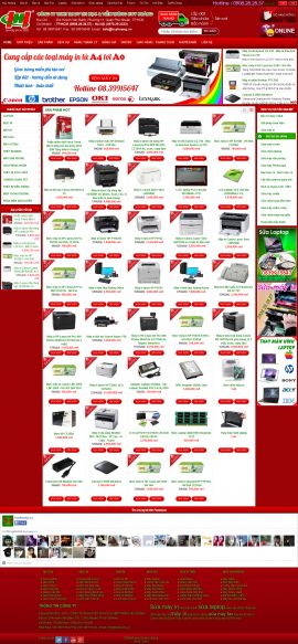 Mẫu website bán linh kiện điện tử 10189