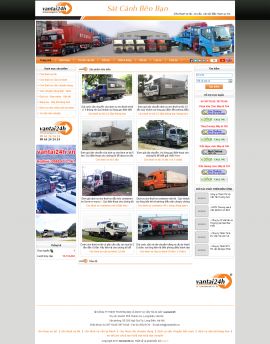Mẫu website vận chuyển 10416