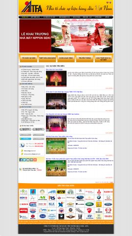 Mẫu website tổ chức sự kiện 10377