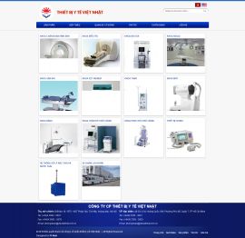 Mẫu website thiết bị y tế 10450