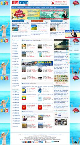 Mẫu website du lịch 1054
