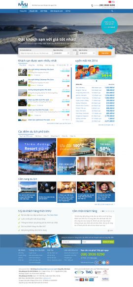 Mẫu website khách sạn 10212