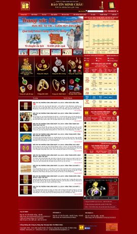 Mẫu website trang sức 10399