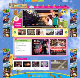 Mẫu website giải trí 10441