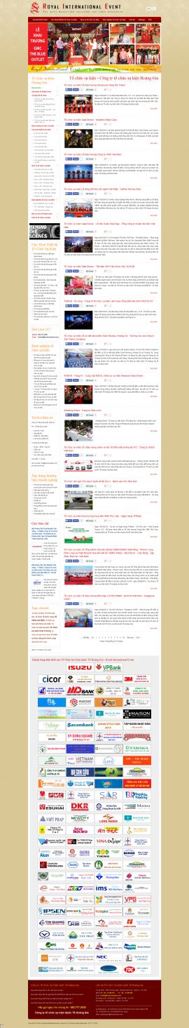 Mẫu website tổ chức sự kiện 10382