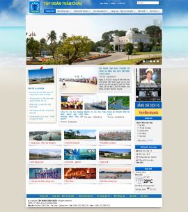 Mẫu website du lịch 10442