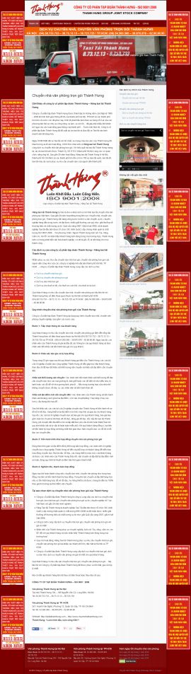Mẫu website vận chuyển 10423