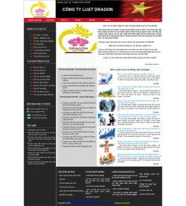 Mẫu website luật 10177