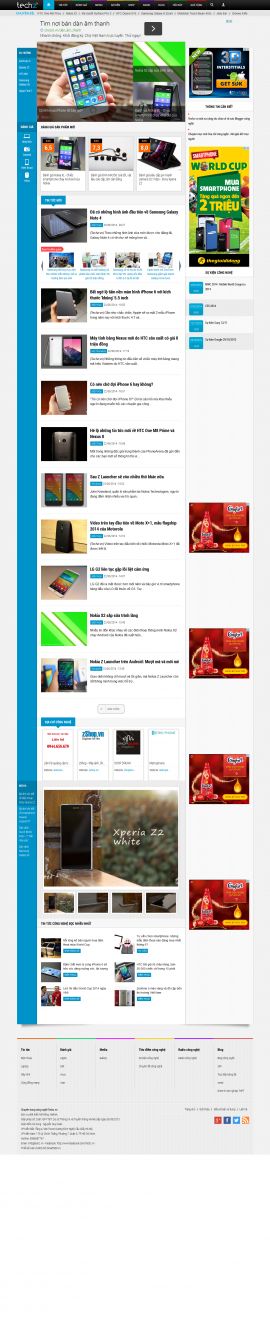 Mẫu website tin tức công nghệ 10196