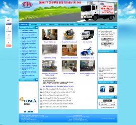 Mẫu website vận chuyển 10424