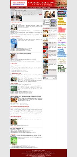 Mẫu website luật 10178