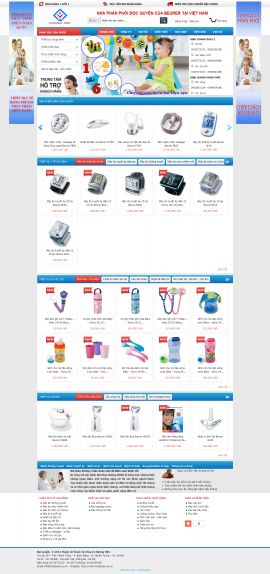 Mẫu website thiết bị y tế 10458