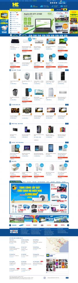 Mẫu website thương mại điện tử 10198