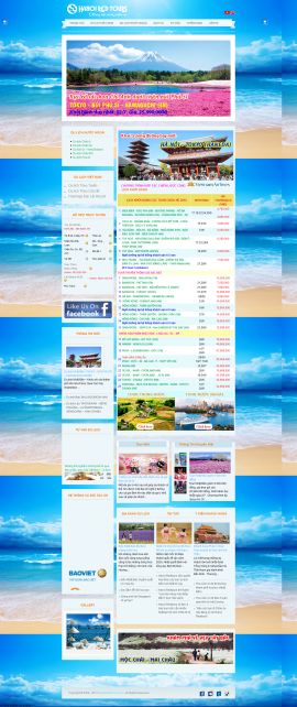 Mẫu website du lịch 1062