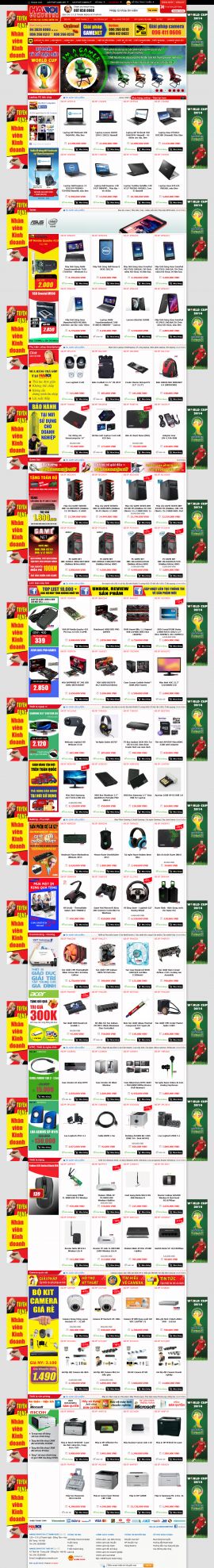 Mẫu website bán hàng điện tử 10200