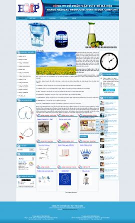 Mẫu website thiết bị y tế 10460
