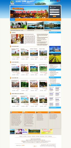 Mẫu website du lịch 10221