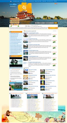 Mẫu website du lịch 1064