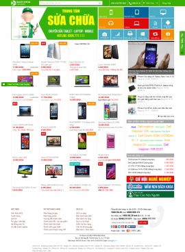Mẫu website linh kiện điện tử 10201