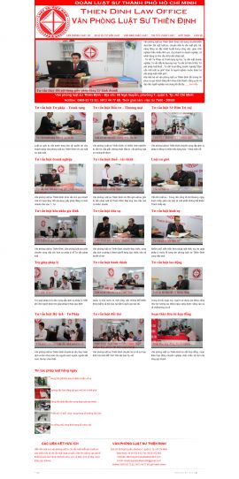 Mẫu website luật 10184