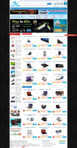 Mẫu website bán linh kiện điện tử 10203