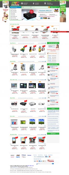 Mẫu website bán linh kiện điện tử 1018
