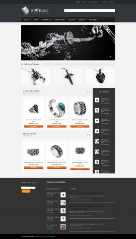 Mẫu website  trang sức 10412