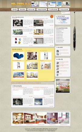 Mẫu website nội thất 10246