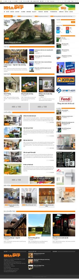 Mẫu website kiến trúc 10153