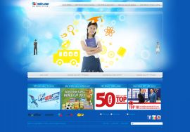 Mẫu website thiên long 10495