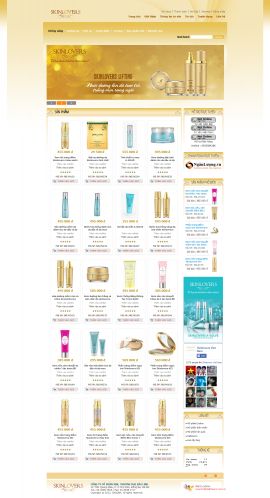 Mẫu website mỹ phẩm 10480