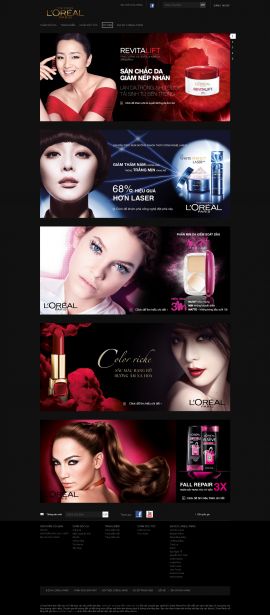 Mẫu website mỹ phẩm 10468