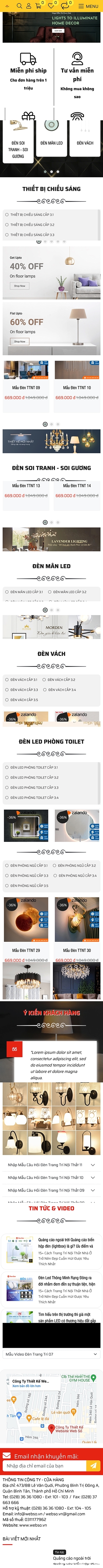 Mẫu Đèn Trang Trí 13553