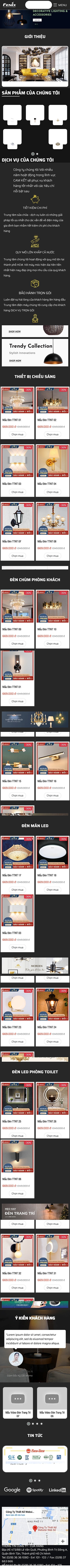 Mẫu Đèn Trang Trí 13554