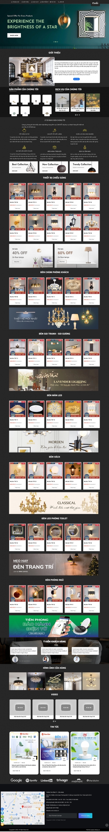 Mẫu Đèn Trang Trí 13554