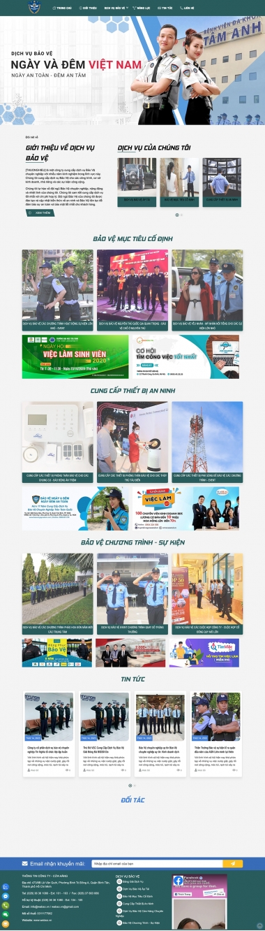 Mẫu Dịch Vụ Bảo Vệ 13604