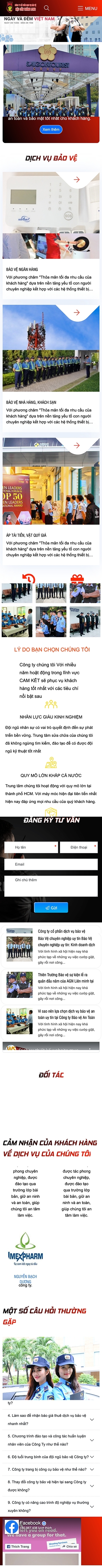 Mẫu Dịch Vụ Bảo Vệ 13605