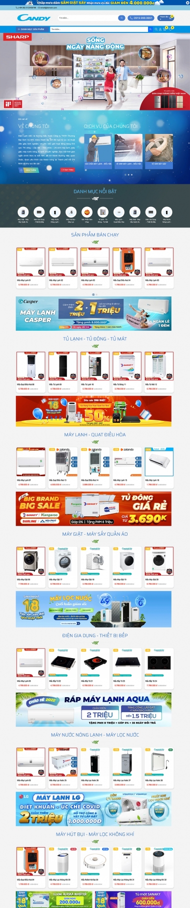 Mẫu Điện Lạnh 13536