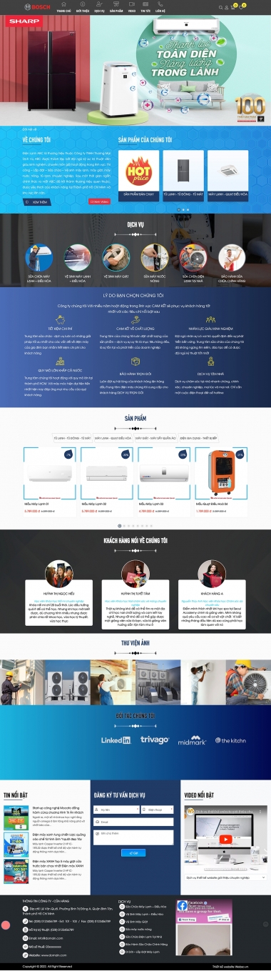 Mẫu Điện Lạnh 13537