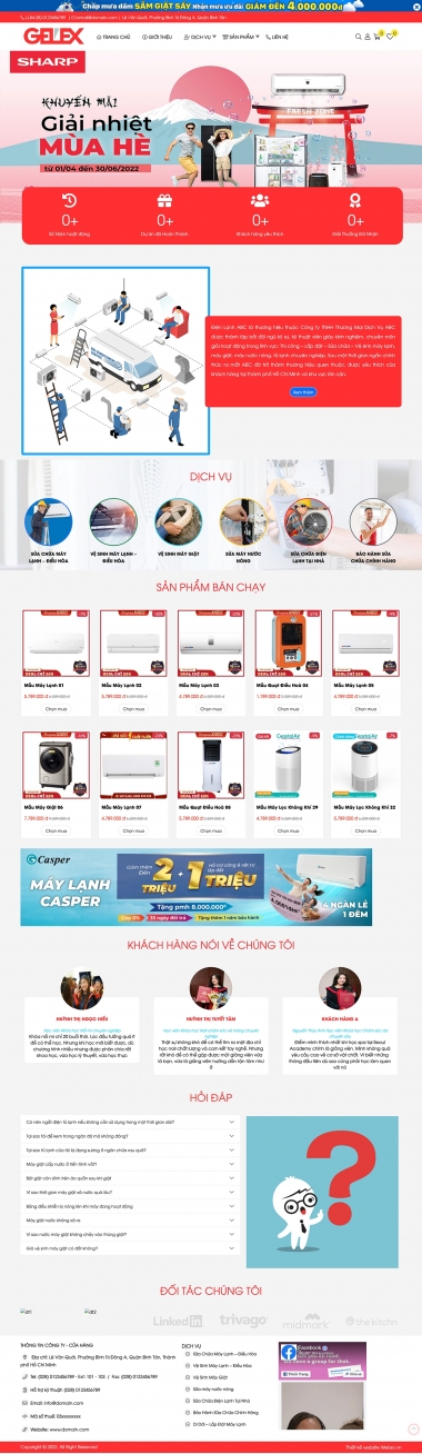 Mẫu Điện Lạnh 13538