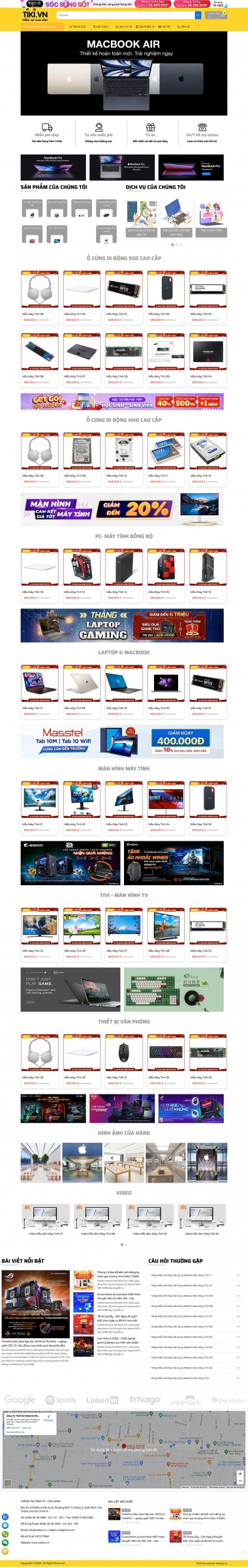 Mẫu Máy Tính 13582