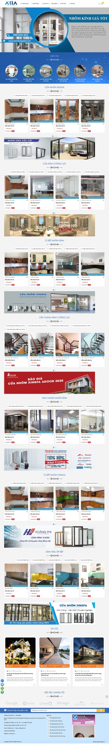 Mẫu Nhôm Kính 13600