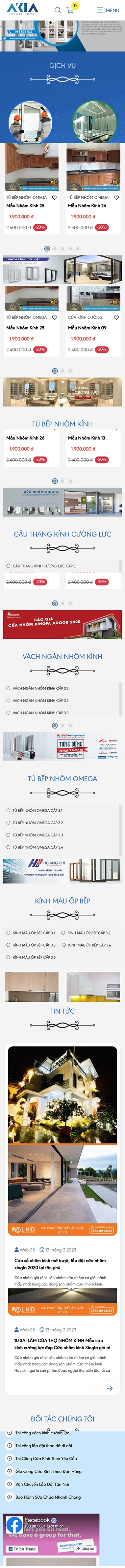 Mẫu Nhôm Kính 13600