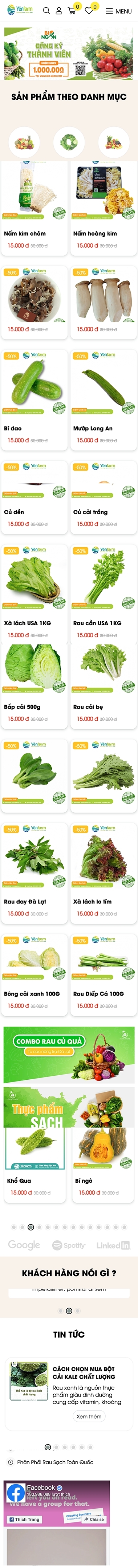 Mẫu Rau Sạch 13565