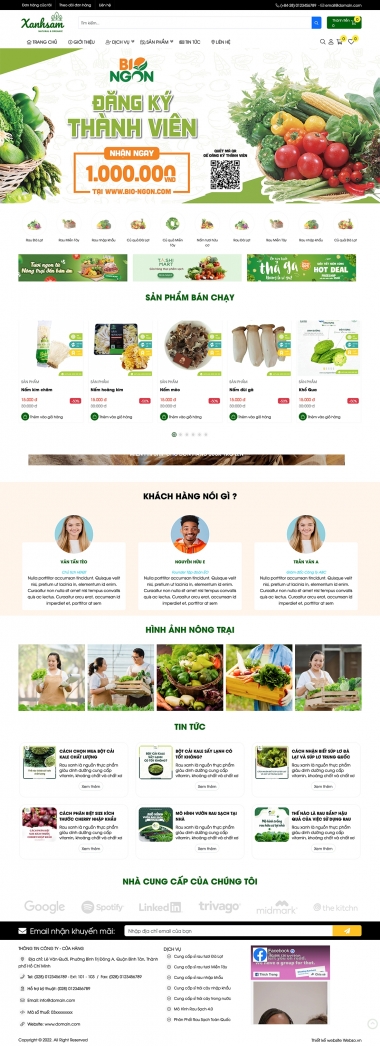 Mẫu Rau Sạch 13566