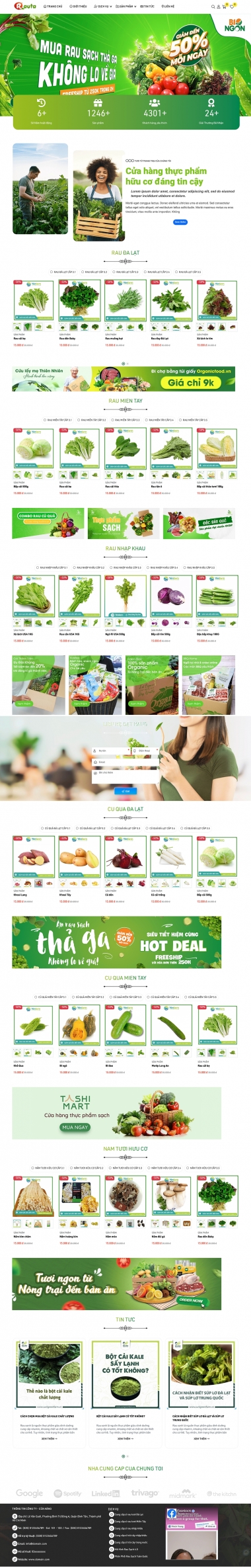 Mẫu Rau Sạch 13569