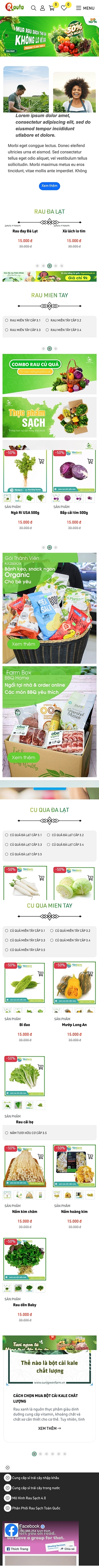 Mẫu Rau Sạch 13569