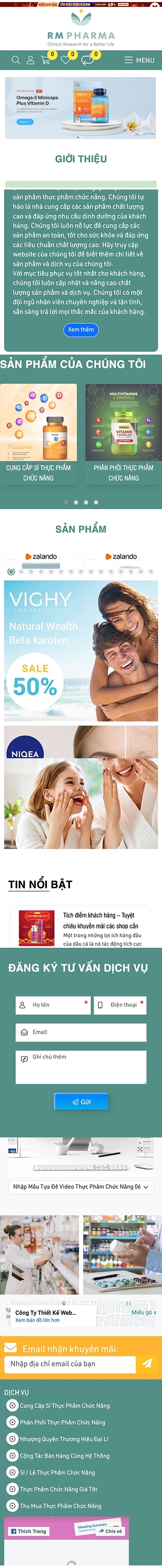 Mẫu Thực Phẩm Chức Năng 13533